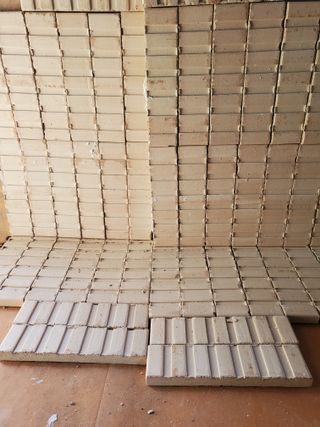 [신흥산업] 붙이는 벽돌 황토 파벽돌 230mm 45장,  욕실 인테리어 실내장식 셀프인테리어 — 5점을 준 리뷰어가 2023년 5월 올린 사용 사진