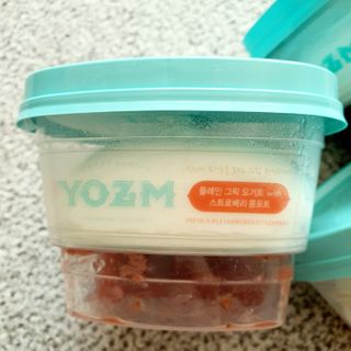 요즘 콩포트 그릭요거트 3종 세트 — 5점을 준 리뷰어가 2021년 2월 올린 사용 사진