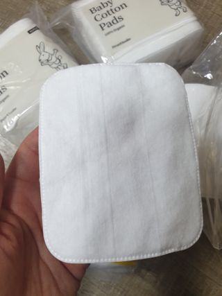 디어엘로디 프리미엄 유기농 베이비 솜티슈 40매 3 + 1 PACK — 5점을 준 리뷰어가 2021년 3월 올린 사용 사진