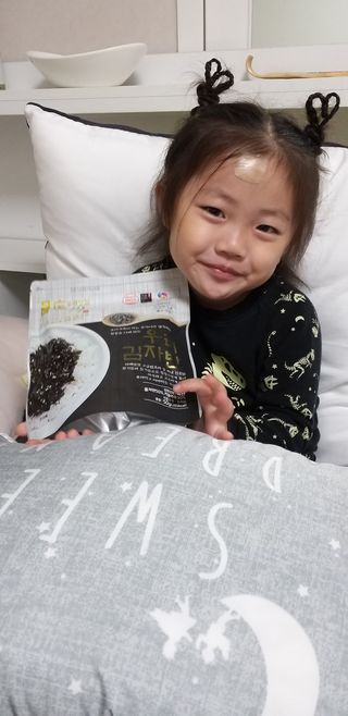 광천우리맛김 우리집밥도둑 맛있는광천김 우리김자반 50g 5봉 — 5점을 준 리뷰어가 2021년 11월 올린 사용 사진