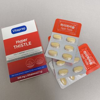 뉴트리션팩토리 비타프렙 하이퍼씨슬 밀크씨슬 900mg — 5점을 준 리뷰어가 2021년 7월 올린 사용 사진