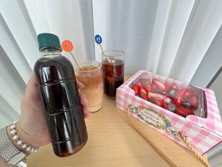 무라벨 바리스타룰스 디카페인 아메리카노 — 5점을 준 리뷰어가 2024년 4월 올린 사용 사진