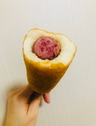 오마뎅 한우핫도그 — 5점을 준 리뷰어가 2021년 5월 올린 사용 사진