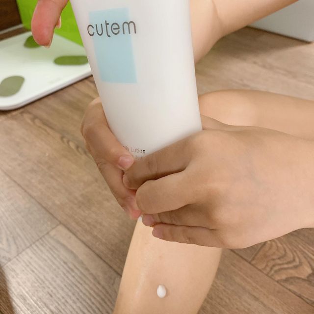 큐템 데일리 로션 리뷰 사진