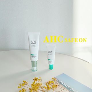[AHC] 세이프온 에센스 선크림 올리브영 스페셜 증정 기획세트 — 5점을 준 리뷰어가 2022년 6월 올린 사용 사진