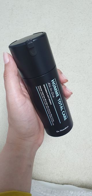 Dr.느루벗 느루벗 옴므 토탈 케어 올인원 118ml 남자 남성 스킨 로션 에센스 크림 화장품 — 5점을 준 리뷰어가 2021년 4월 올린 사용 사진