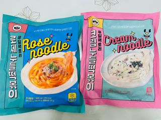 [푸딩팩토리] 로제누들떡볶이 500g / 까르보나라크림누들떡볶이 500g — 4점을 준 리뷰어가 2022년 8월 올린 사용 사진