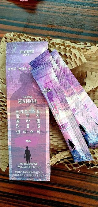 엘리샤코이 아임얼라이브 콤부차 콜라겐 506 스틱젤리 석류 — 5점을 준 리뷰어가 2021년 12월 올린 사용 사진