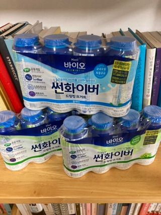 LIVE 매일바이오 썬화이버 드링킹 요거트 — 5점을 준 리뷰어가 2022년 8월 올린 사용 사진