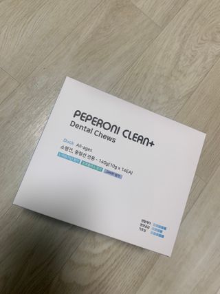 페페로니 클린플러스 덴탈오리껌 10g x 14p — 5점을 준 리뷰어가 2021년 7월 올린 사용 사진