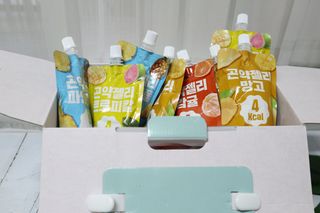 참앤들황토농원 10가지 맛, 입맛대로 스페셜하게~ 가볍게 한 포 땡! 곤약젤리 스페셜 패키지 130ml x 30포 — 5점을 준 리뷰어가 2023년 1월 올린 사용 사진