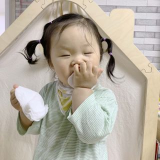 디어엘로디 프리미엄 유기농 베이비 솜티슈 40매 3 + 1 PACK — 5점을 준 리뷰어가 2021년 3월 올린 사용 사진