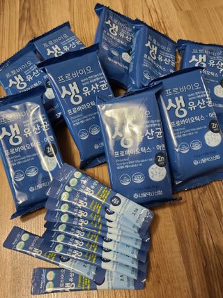 서울약사신협_프로바이오생유산균_2.5G x 100포 — 5점을 준 리뷰어가 2021년 6월 올린 사용 사진