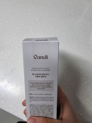 헤어플러스 콴디 플러피 클라우드 버블 팩 클렌저 — 5점을 준 리뷰어가 2021년 3월 올린 사용 사진