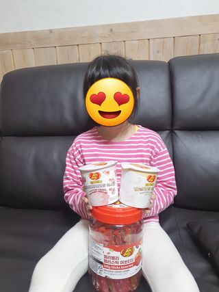 젤리벨리 젤리스틱 어쏘티드 900g — 5점을 준 리뷰어가 2022년 11월 올린 사용 사진