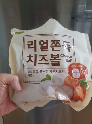 가치식탁 리얼쫀득치즈볼 — 5점을 준 리뷰어가 2021년 3월 올린 사용 사진