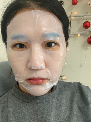 트리마이 마이크로니들 임플란트 스피큘 마스크 — 5점을 준 리뷰어가 2020년 12월 올린 사용 사진