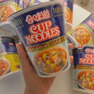 NISSIN 닛신 컵누들  4종 - 씨푸드오리지날, 씨푸드 스파이시, 씨푸드 커리, 씨푸드 XO소스 — 5점을 준 리뷰어가 2022년 4월 올린 사용 사진