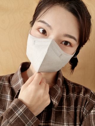 [케이퓨리] 케이퓨리 항균 구리마스크 15매 (대형/중형/키즈) — 5점을 준 리뷰어가 2022년 12월 올린 사용 사진