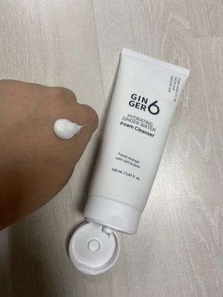 GINGER6 하이드레이팅 진저 워터 폼클렌징 — 5점을 준 리뷰어가 2021년 10월 올린 사용 사진