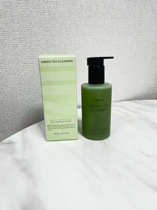 프리마인 메이크업과 들뜨는 각질까지 한방에 깐달걀로! 순하기까지한 셀베이스 그린티클렌저(200ml) — 4점을 준 리뷰어가 2023년 4월 올린 사용 사진