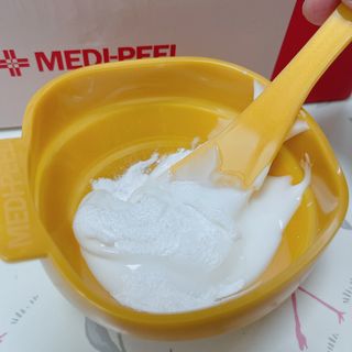 메디필 레드 락토 콜라겐 모델링 팩 — 5점을 준 리뷰어가 2021년 3월 올린 사용 사진