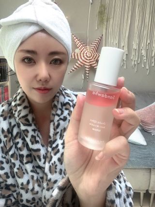 산다화 더블 이펙트 안티 링클 세럼 50ml — 5점을 준 리뷰어가 2022년 12월 올린 사용 사진