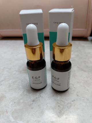 랑팡 EGF+FGF 10ppm 리포좀 앰플 원액 10ml — 5점을 준 리뷰어가 2021년 12월 올린 사용 사진