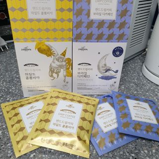 (주)쟈뎅 쟈뎅 클래스 핸드 드립 커피 10P 2종_디카페인 1종+랜덤 플레이버 1종 — 5점을 준 리뷰어가 2021년 4월 올린 사용 사진