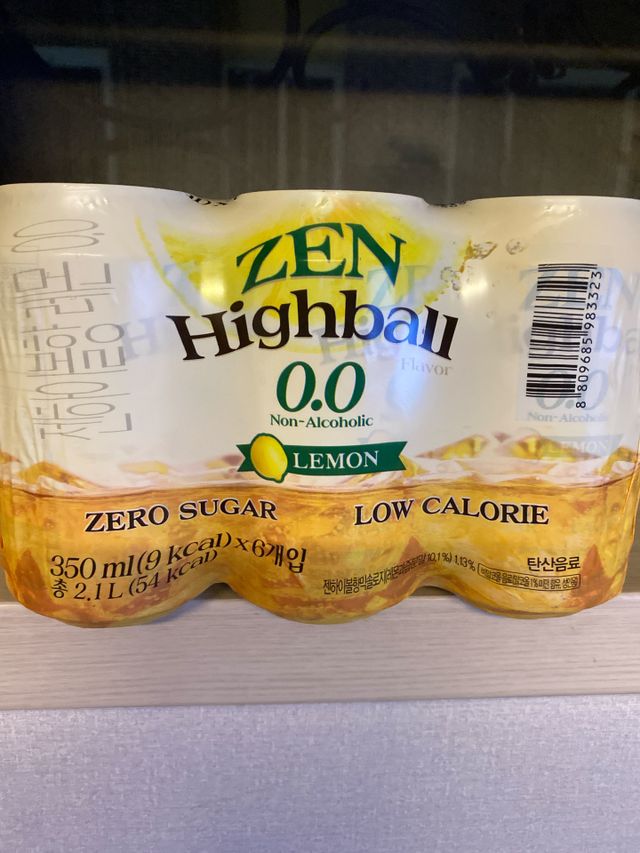 [티젠] 콤부차 하이볼향 레몬 0.0 (350ml X 6개입) 리뷰 사진