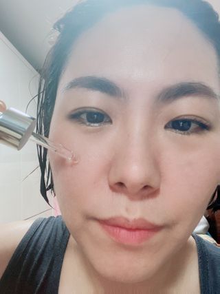 브에노 파리퀸 윌 페이스 오일 — 5점을 준 리뷰어가 2021년 6월 올린 사용 사진