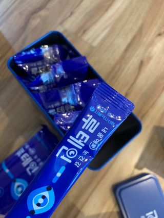서울약사신협_내몸애눈건강루테인_2g x 50포 — 3.5점을 준 리뷰어가 2021년 1월 올린 사용 사진