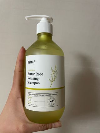 달리프 클로렐라 베러 루트 릴렉싱 샴푸 500ml — 5점을 준 리뷰어가 2021년 2월 올린 사용 사진