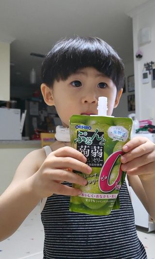 ORIHIRO 오리히로 곤약젤리 제로칼로리 130g 4종 4팩(맛별로 1팩씩) — 4점을 준 리뷰어가 2023년 1월 올린 사용 사진