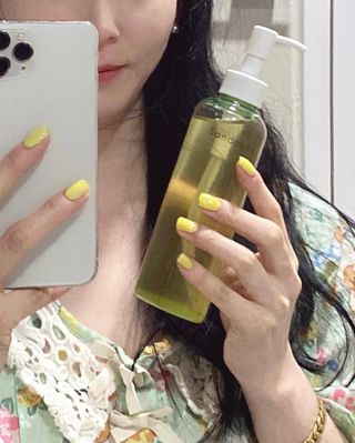 스킨큐어 산다화 순한 클렌징 동백 오일 200ml — 5점을 준 리뷰어가 2023년 3월 올린 사용 사진