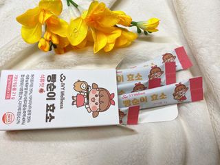 아이비웰니스 빵순이 식탁 위의 필수템! 빵순이 효소 키위맛 100포 + 석류맛 14포 (총 114포) — 5점을 준 리뷰어가 2023년 1월 올린 사용 사진