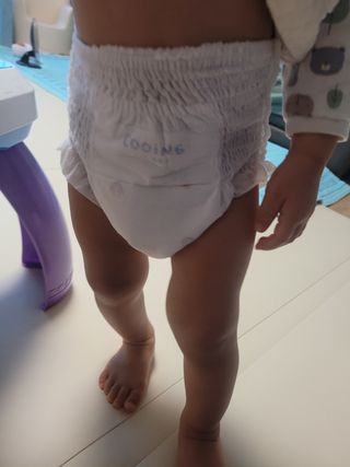 쿠잉 에어드라이  풀커버 팬티기저귀 (L/XL/XXL/XXXL) 1팩 — 5점을 준 리뷰어가 2023년 2월 올린 사용 사진