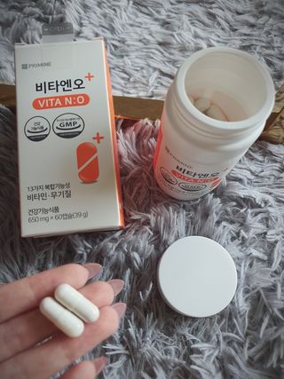프리마인 성큼다가온 봄, 이너뷰티를 챙겨야 피부도 화사하게, 컨디션도 활기차게. 흡수율을 높인 고효율 비타민. — 5점을 준 리뷰어가 2022년 8월 올린 사용 사진
