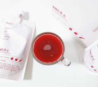 12월 15일 출시, 건강기능식품 브랜드 본리브 나 다운 시작 제품 3종 — 5점을 준 리뷰어가 2021년 1월 올린 사용 사진