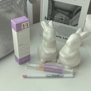 1+2 뷰젤 매직케어 손톱영양제+스톤푸셔+코인타올 셀프 네일케어 — 5점을 준 리뷰어가 2022년 10월 올린 사용 사진