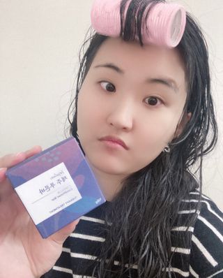 제주인디 제주 푸른바 카멜리아 컨디셔너 — 5점을 준 리뷰어가 2021년 12월 올린 사용 사진