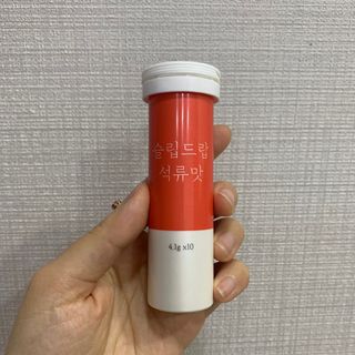 [슬림드랍 석류맛] 건기식 다이어트 보조제 겸 비타민 — 5점을 준 리뷰어가 2022년 2월 올린 사용 사진