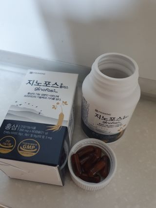 프리마인 홍삼의 강력한 에너지, 이제는 흡수율을 높인 최첨단 캡슐로 간편하게 초고속 충전하세요. — 5점을 준 리뷰어가 2022년 4월 올린 사용 사진