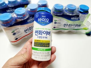 LIVE 매일바이오 썬화이버 드링킹 요거트 — 5점을 준 리뷰어가 2022년 8월 올린 사용 사진