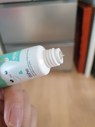 닥터데디스 안심저불소 키즈치약 (라즈베리, 청포도향 중 택 1) 60g +  여행용 미니 치약 15g — 5점을 준 리뷰어가 2022년 7월 올린 사용 사진