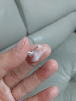 [갸스비] 곱슬 머리부터 파마까지 남자의 컬을 위한 갸스비 컬크림 — 5점을 준 리뷰어가 2021년 10월 올린 사용 사진