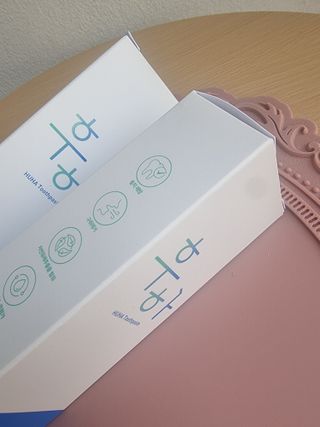 [심폐소생소] 무불소 임산부 천연 치약 — 5점을 준 리뷰어가 2021년 9월 올린 사용 사진