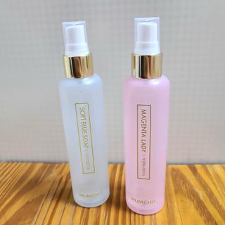멈칫 X 최준 헤어 앤 바디미스트 소프트블루솝, 마젠타레이디 2종 — 5점을 준 리뷰어가 2021년 8월 올린 사용 사진