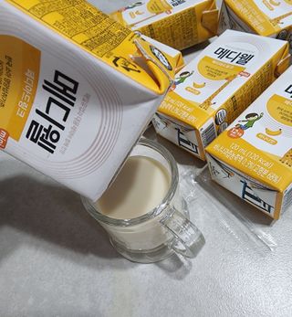 메디웰 페디아드링크 미니 바나나맛 — 5점을 준 리뷰어가 2022년 8월 올린 사용 사진