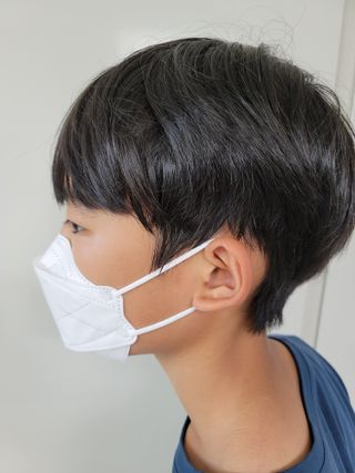 케이파이 나날마스크 [케이파이 나날] KF94 마스크 50매입 (개별포장) ,  여름에도 좋은 숨쉬기 편한 순수 국산 마스크 — 5점을 준 리뷰어가 2022년 7월 올린 사용 사진